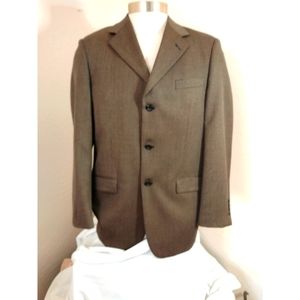 PRONTO UOMO Wool&Silk blend spoarcoat
